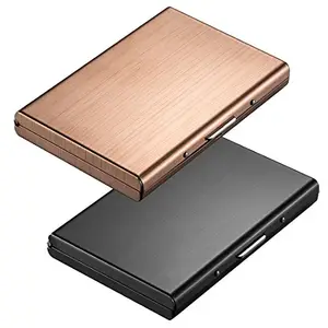 Stealodeal Black and Rose Gold Metal Limited Edition ATM Card Holder