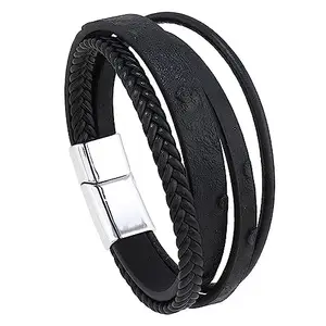 MYKI Multi Layered Leather Bracelet