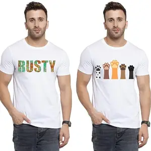 SST - Where Fashion Begins | DP-9168 | Polyester Graphic Print T-Shirt | for Men & Boy | Pack of 2