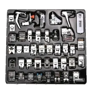 Zenith 52 Piece Domestic Sewing Machine Pressure Foot kit Steel Finish Automatic Electric Models