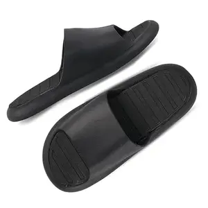 casual Stylish Slipper For Men Comfortable & Lightweight Slides And Ultra Soft Boys Flipflops Black