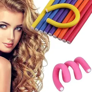 Osceola 12 Pieces Hair Perm Rods Cold Wave Rods ABS Plastic Perming Rods Curlers Hair Rollers for Hairdressing Styling (Multicolor, Pack of 12pcs)