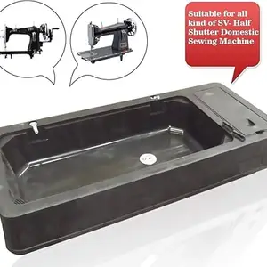 SSS Sewing Machine With Plastic Base & Cover Usha Anand Straight Stitch Composite Sewing Machine (Black) Bandhan DLX Composite Hand Operated USHA Bandhan Composite Manual Sewing Machine With Cover, Black