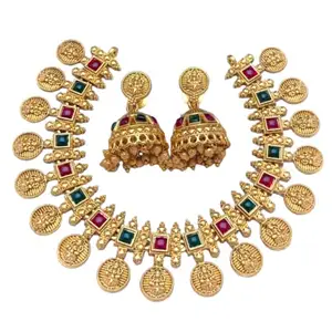 Moksha Art Women No Metal Type No Gemstone Classic Jewellery Set (Multicolour) |1370