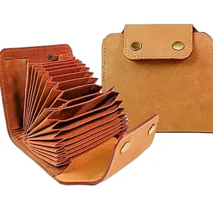 SIFA Genuine Leather Card Holder RFID Blocking for Men & Women