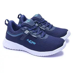 Lancer Mens ACTIVE-96 Blue Running Shoe - 8 UK (ACTIVE-96NBL-SBL-8)