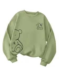 Visit the TAGAS Store TAGAS Bear Graphic Sweatshirt for Women | Trendy Oversized Pullover Sweatshirts | Soft Fleece Pullover Winterwear