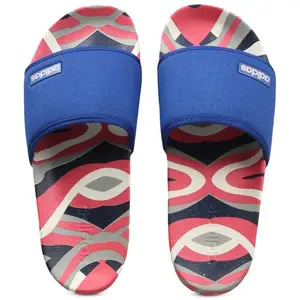adidas Unisex's Jumprz Casual Slides, Blue, UK-9