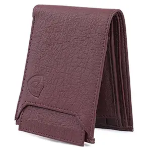 Keviv Artifical Leather Wallet for Men (GW001.) (Brown)