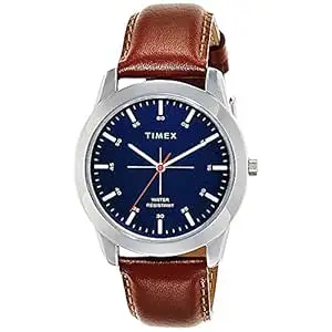 TIMEX Classics Analog Watch for Men with Round Dial & Water Resistant Man's Wrist Watches