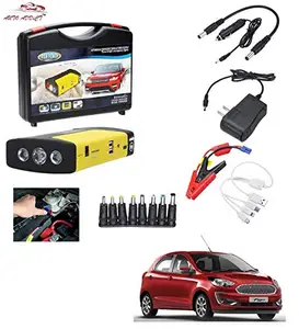 AUTOADDICT Auto Addict Car Jump Starter Kit Portable Multi-Function 50800MAH Car Jumper Booster,Mobile Phone,Laptop Charger with Hammer and seat Belt Cutter for Ford Figo New (2015-Today)