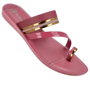 WALKAROO Sandals For Womens|Light Weight and Comfortable|Stylish and Soft Cushion|WL7570 - Fig