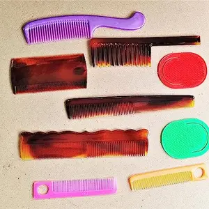 Chillatai Combo Multi colour Hair Comb Sets For Men and Woman With 1 Lice Comb Pack of 5 Model Combs