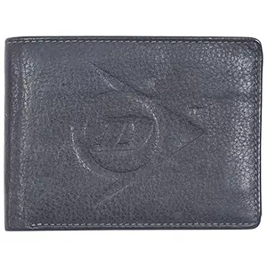 Leatherman Fashion LMN Genuine Leather Black Unisex Wallet 4 Slots