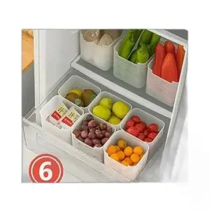 Fridge Storage Boxes Multipurpose Containers for Storage Space-Saving Refrigerator Side Door Organizer for Fridge Kitchen Bathroom Stationery TOI|Design - 2462 for Home and Kitchen