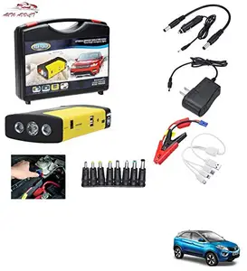 AUTOADDICT Auto Addict Car Jump Starter Kit Portable Multi-Function 50800MAH Car Jumper Booster,Mobile Phone,Laptop Charger with Hammer and seat Belt Cutter for Tata Nexon
