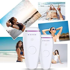 PROSFIA Laser IPL Hair Removal Machine Permanent Fave Body Beauty Skin Painless Epilator, Upgrade to 300,000 Flashes, Home Use Permanent Painless Hair Remover for Whole Body