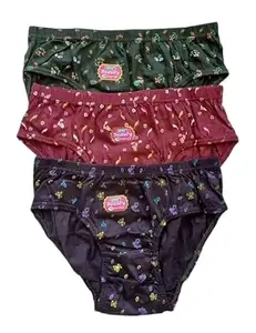 Women?s Cotton Printed Panties | Soft & Breathable Mid Waist Innerwear | Comfortable Briefs for Girls & Ladies-(13_Print-3)