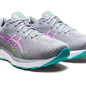 ASICS Womens Gel-Cumulus 24 Piedmont Grey/Lavender Glow Running Shoes - 4 UK (1012B206.022)