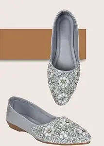 Rehan Traders Stylish Flat Bellies Or Ballerina Loafer For Women| Comfortable, Lightweight, Anti Slip|SL_46