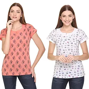 In Love Sleeveless Top for Women (XL)(Orange: :White)