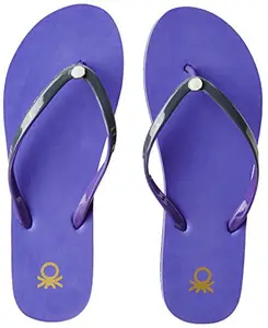 United Colors of Benetton Women's Purple Flip-Flops and House Slippers - 3 UK/India (35.5 EU) (17P8CFFPL185I)