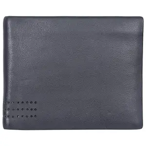 Leatherman Fashion LMN Genuine Leather Black Unisex Wallet 8 Slots