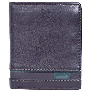 Leatherman Fashion LMN Genuine Leather Unisex Brown Wallet (6 Card Slots)