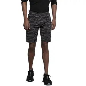 Visit the The Indian Garage Co Store The Indian Garage Co Men Slim Fit Solid Mid-Rise Chino Shorts