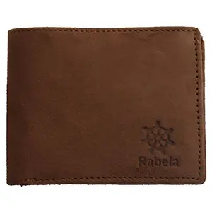 Rabela Men's Brown Leather Wallet RW-1015