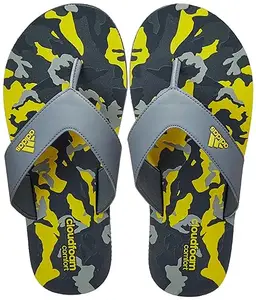Adidas Men Synthetic CLOUDFOAM M Swim Slide MLEAD/STONE/GRESIX/IMPYEL (UK-12)