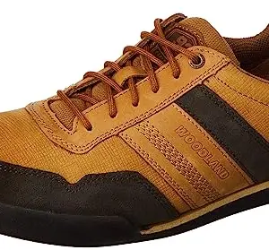 Woodland Men's Russia Dbrown Leather Casual Shoe-8 UK (42 EU) (GC 4026121)