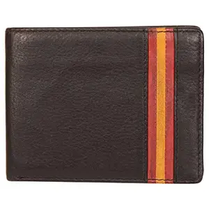 Leatherman Fashion LMN Genuine Leather Men's Black Wallet 6 Card Slots