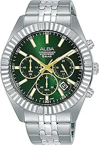 ALBA Analog Green Dial Men's Watch-AT3H15X1
