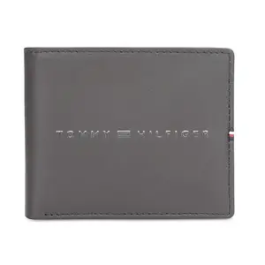 Tommy Hilfiger Brockway Men Leather Slimfold Wallet - Brown, No. of Card Slot : 8
