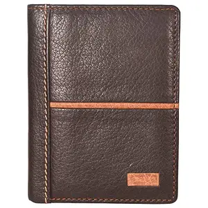 Leatherman Fashion LMN Genuine Leather Men Trendy, Casual, Evening/Party Brown Wallet 52_A
