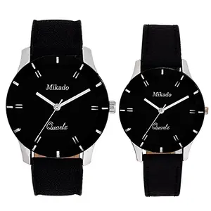 Mikado Stylish Genuine Leather Strap and Casual Design Watches for Men and Women Analog Watch - for Boys