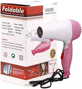 SHRADDHA SABURI Enterprise Professional Electric Foldable Hair Dryer,Hot and Cold Hair Dryer for Ladies, Girls, Women, Styling Dryer with 2 Speed Contro