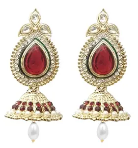 YouBella Traditional Gold Plated Jewellery Pearl Jhumka/Jhumki Earrings for Girls and Women