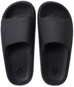Visit the Aqualite Store Aqualite NEO-354 Women Slides slipper with Slip-on wear, Comfort and Flat Base flipflop for dailywear uses.