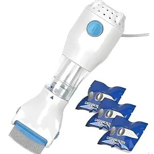 LOKIRA Electric Head Lice Comb, 240V, Chemical-Free Lice and Egg Removal Treatment with Filter Trap