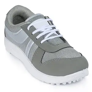 Axter Men's Grey Running Shoes-10