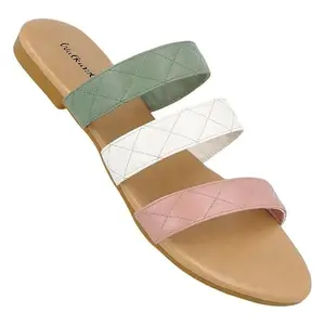 WALKAROO WP97014 Womens Fashion Sandals for Casual & Party Wear - White