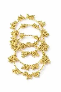 BANGLESKART Traditional Kashmiri Ghungroo Latkan Bangles Set for Women and Girls|Set of 4 Bangles
