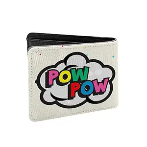 styleme Canvas Wallet for Man,Boys 6 Card Holder Wallet Dsigner Multicolor Genuine Leather Wallet ( wn 97