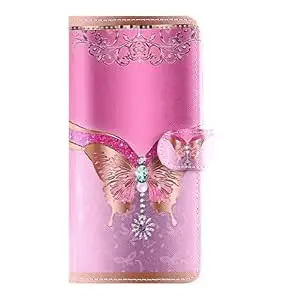 TROUNCE for VIVO V70 Elite Mobile Flip Cover Pu Leather with Wallet Card Holder | Kickstand & Magnetic Closure - Caterpillar Design - Pink
