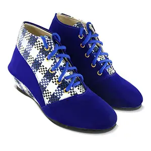 US Trend Women Casual Boots Blue