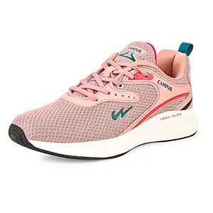 Campus Women's Camp-Clancy Peach/Rani Walking Shoes - 7UK/India 22L-865