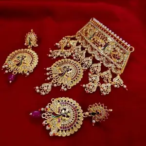 Traditional Rajasthani Choker Necklace Set for Women | Ethnic Kundan Jewellery for Wedding & Festive Wear