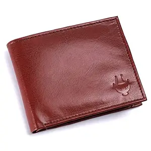 DENLIKE | RFID Blocking Leather Wallet for Men | Wallets Men Leather | Mens Wallet | Wallets for Men (Tan)